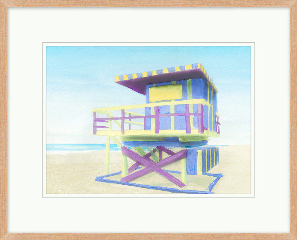 South Beach Shack 1, Giclee Reproduction Artwork