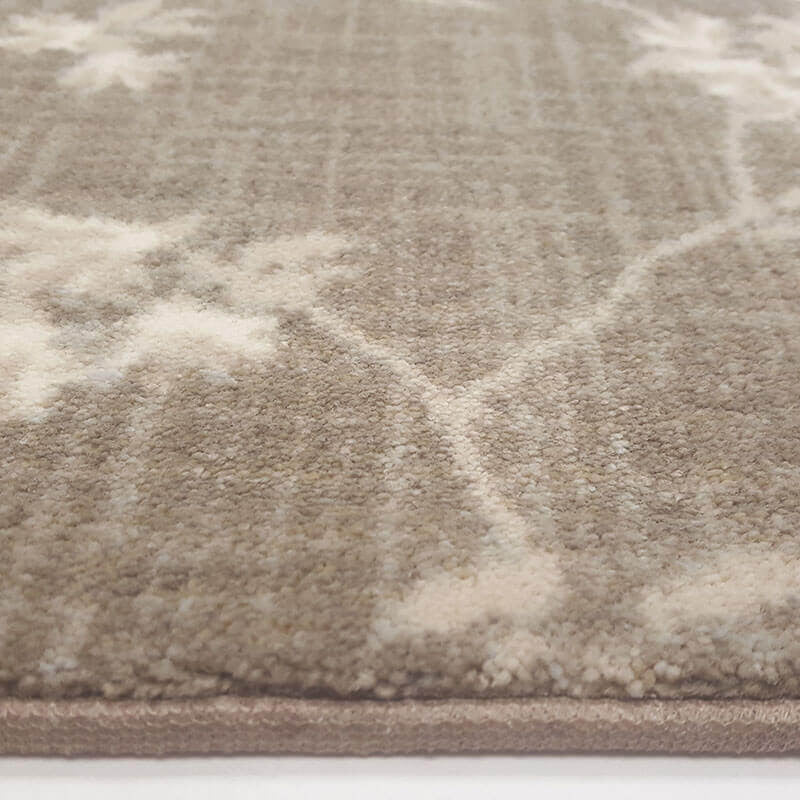 Floral Pattern 3/8 Thick Indoor Area Rug Carpet, Lambswool, 4x8