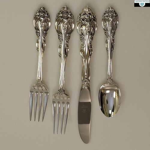 Gorham Sterling Silver La Scala 4-Piece Place Set