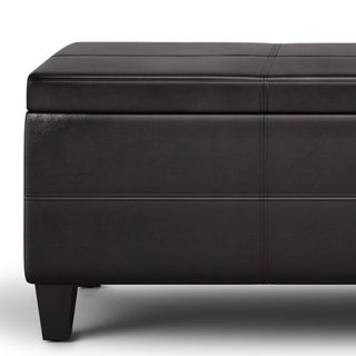 Avalon Lift Top Rectangular Storage Ottoman