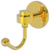 Satellite Orbit One Robe Hook, Polished Brass