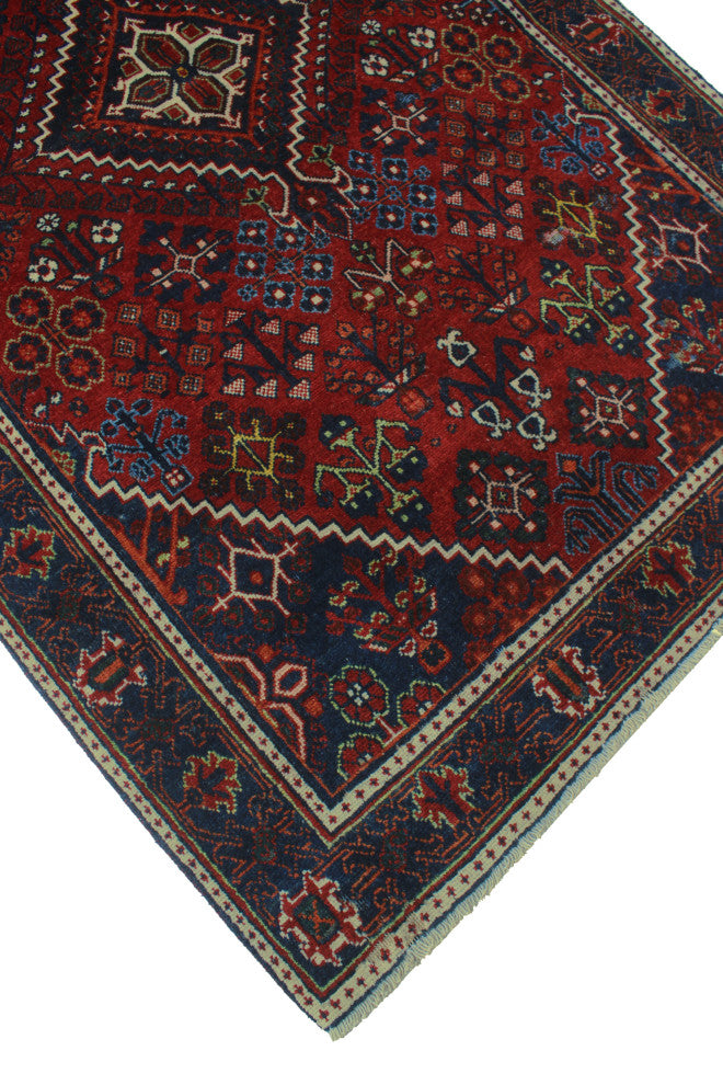 Fine Vintage Distressed Ariannie Red Rug