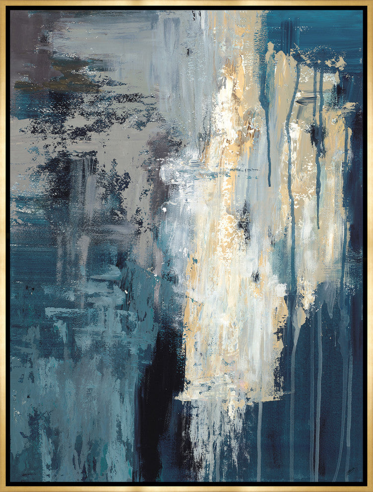 From the Night, 25.25"x33.25", Gold Leaf Gallery Float