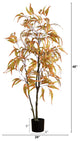 5ft. Autumn Wispy Eucalyptus Artificial Fall Tree
