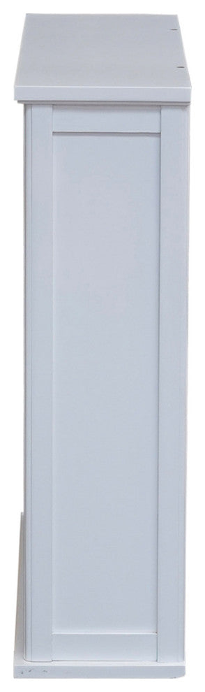 Dorset 27"x29" Wall Mounted Bath Storage Cabinet With Two Open Shelves