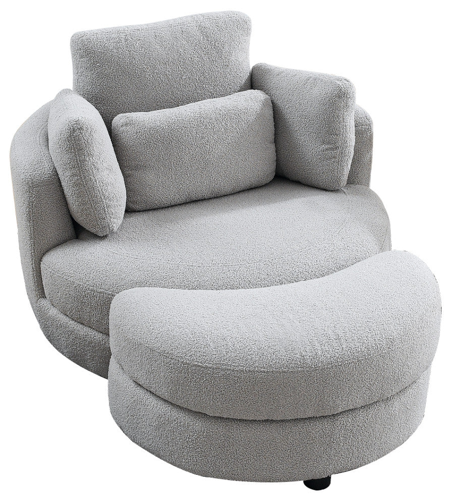 Gewnee Oversized Swivel Chair