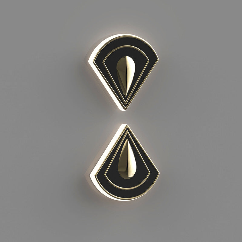 Manacor | Creative Copper LED Wall Light, 2 Heads, Warm Light