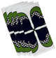 4 Leaf Clover, Holiday Floral Print Napkin, Set of 4, Navy Blue