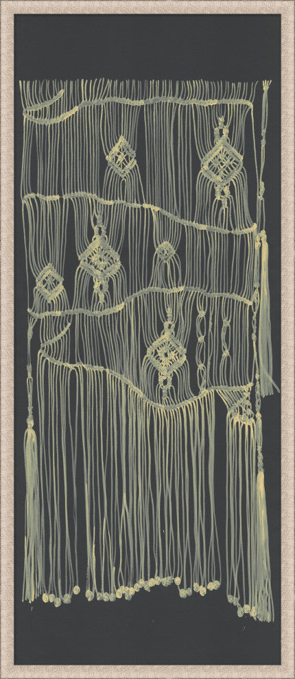Macrame On Grey 2, Giclee Reproduction Artwork