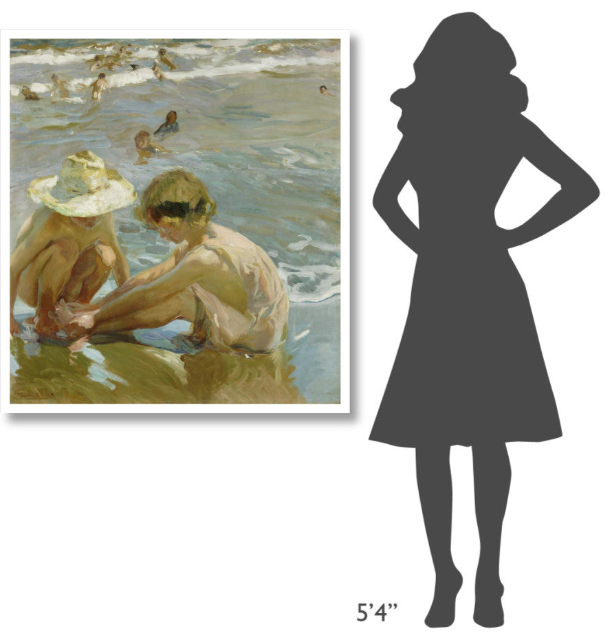 "The Wounded Foot" Digital Paper Print by Joaquin Sorolla y Bastida, 38"x42"