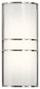 Wall Sconce 2-Light, LED, Brushed Nickel