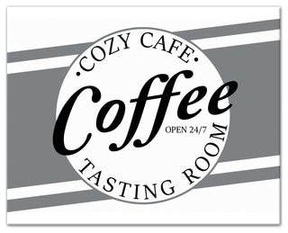 Cozy Cafe Coffee 16x20 Canvas Wall Art