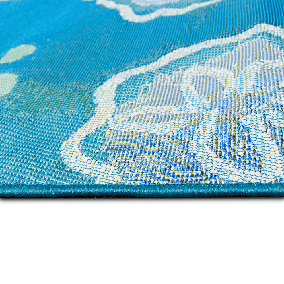 Marina Jelly Fish Indoor/Outdoor Rug Bloom 4'10"x7'6"