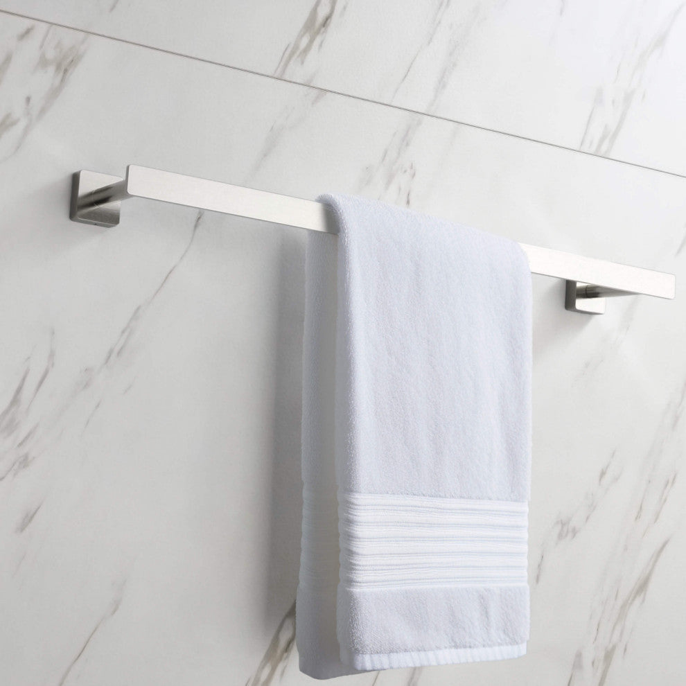 Blaze 24 inch Bathroom Towel Bar, Brushed Nickel