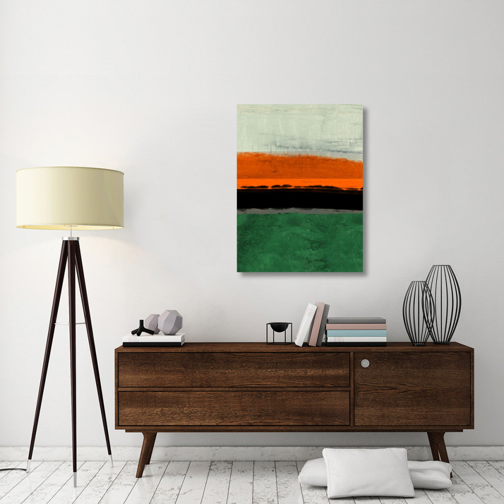 "Abstract Stripe Theme Orange" Fine Art Print