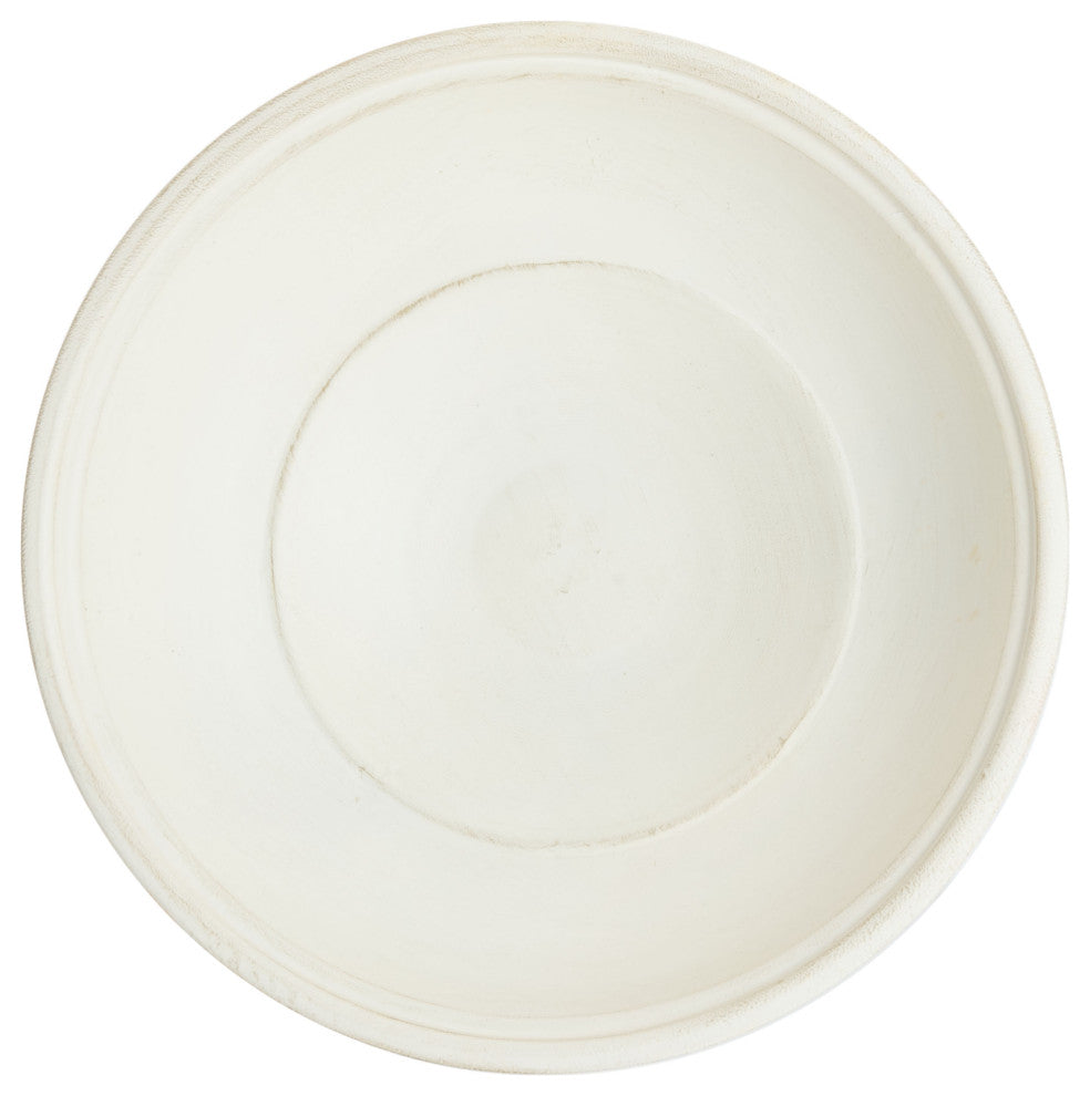 Safavieh Orian Bird Bath, Pearl White