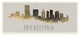 "Philadelphia Skyline Silhouette" Wall Plaque Art