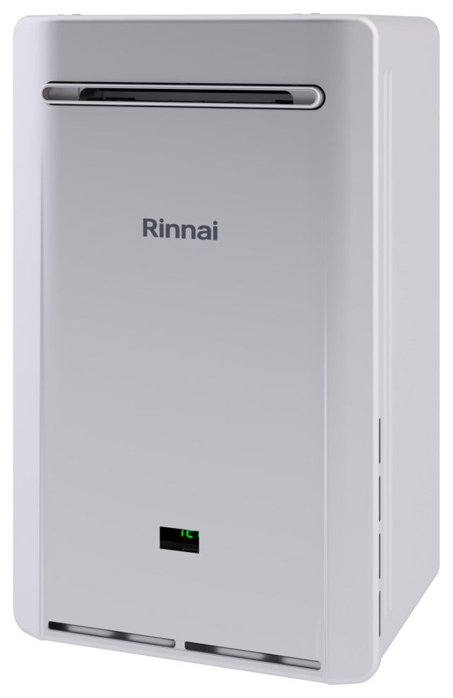 Rinnai RE180eP 8.5 GPM 180,000 BTU 120 Volt Residential Outdoor - Silver