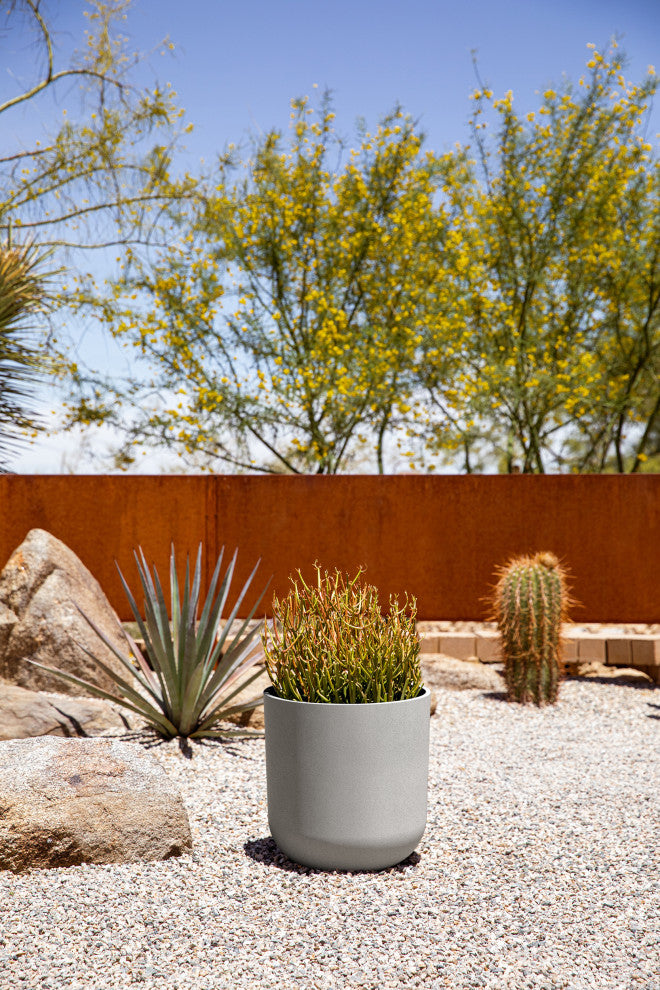 Pure Series Kona Planter, Grey, 10 Inches, 1 Pack