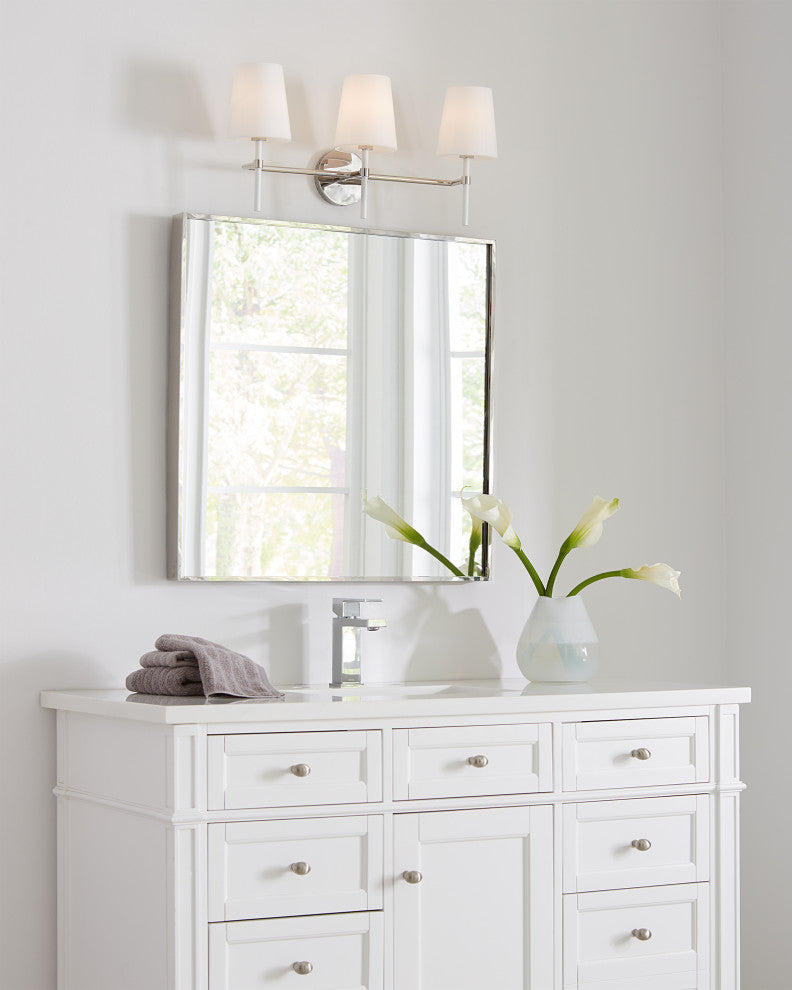 Monroe Vanity, Polished Nickel