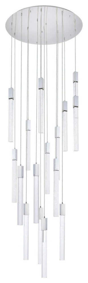 Weston 16 Light Pendant in Chrome