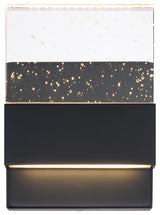 Ellusion LED Wall Sconce, Matte Black