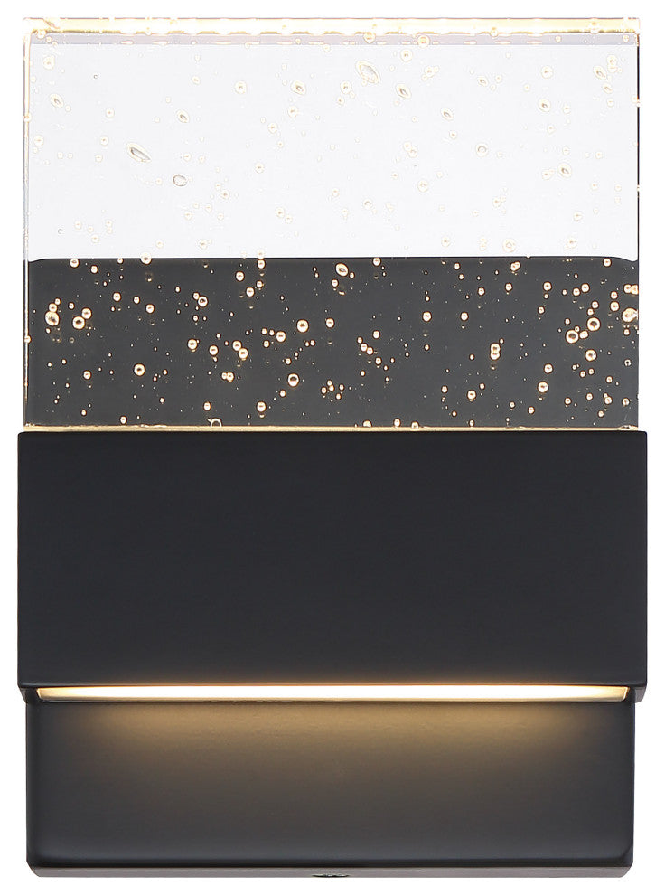 Ellusion LED Wall Sconce, Matte Black
