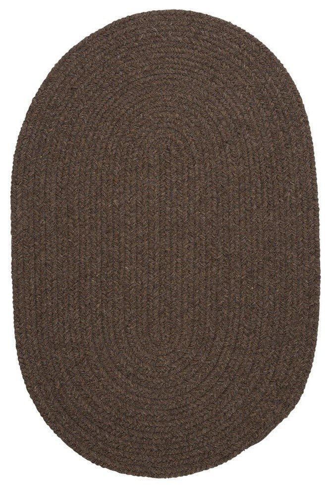 Colonial Mills Bristol WL35 Bark Traditional Area Rug, Oval 4'x6'