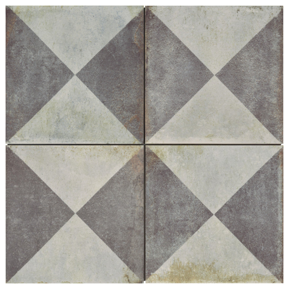 D'Anticatto Decor Porcelain Floor and Wall Tile, Triangoli