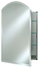 Arch Top Frameless Medicine Cabinets, 20"x30", Right Hinge