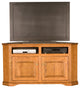 Eagle Furniture 56" Oak Ridge Corner Entertainment Console, Dark Oak