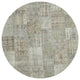 Rug N Carpet - Handwoven Oriental 7' 1" x 7' 1" Boho Round Patchwork Rug