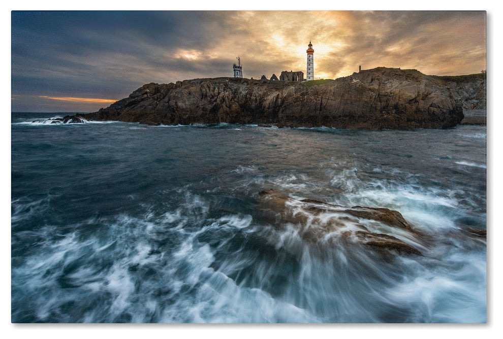 'The Lighthouse' Canvas Art by Mathieu Rivrin