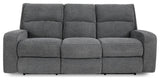 Polaris Slate Power Reclining Sofa and Recliner