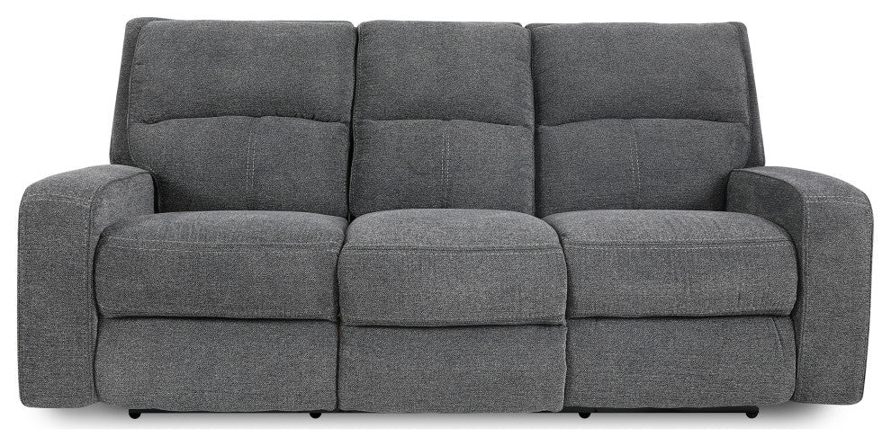 Polaris Slate Power Reclining Sofa and Recliner