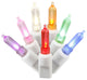 Vickerman X6W7500 Multi-Colored Italian On White Wire, Christmas Light Strand