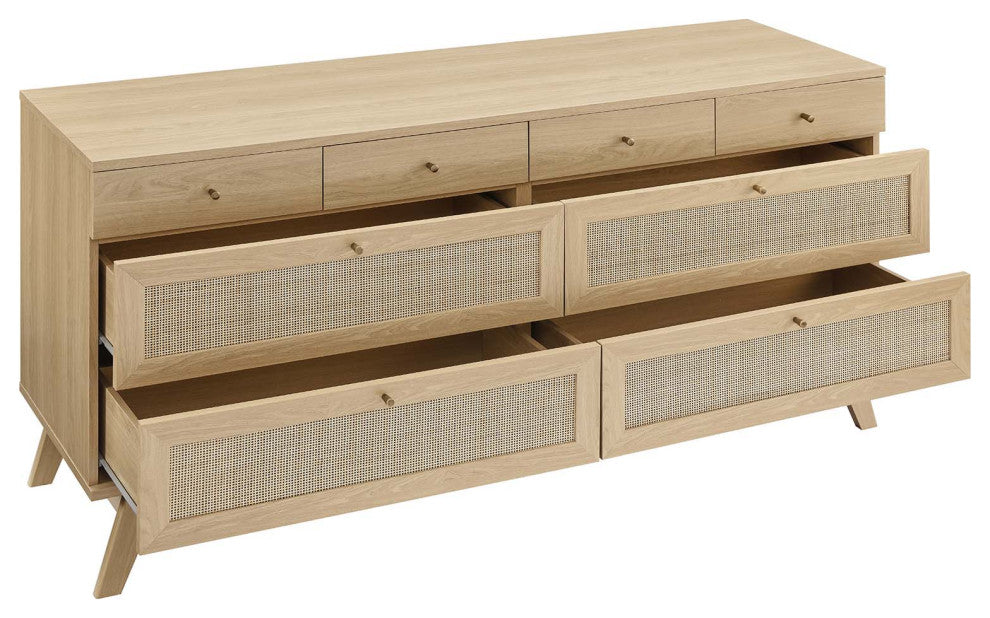 Soma 8-Drawer Dresser, Oak