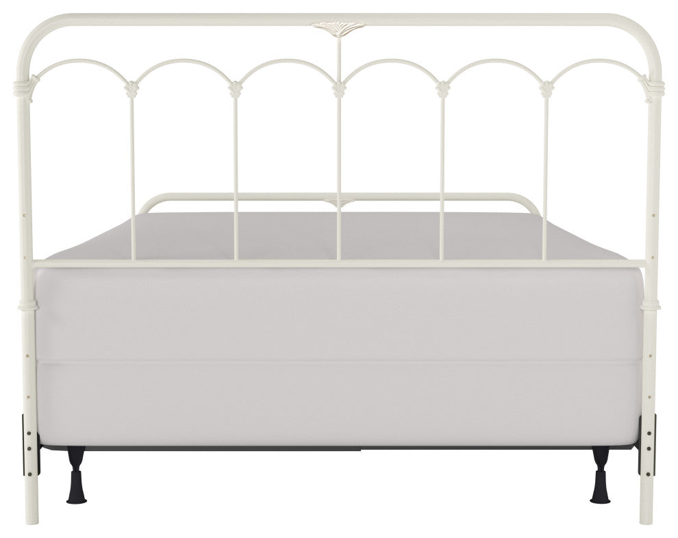 Jocelyn Bed Set, Bed Frame Included, White, Full