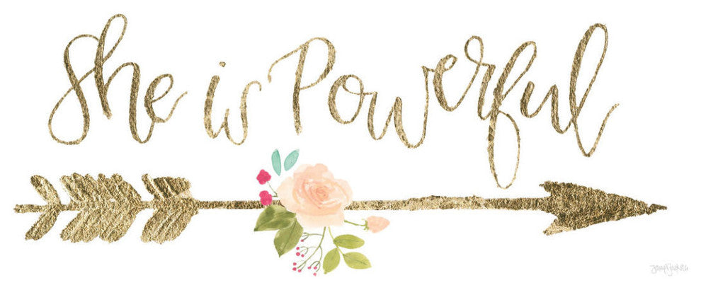 "Girl Power VII" Digital Paper Print by Jenaya Jackson, 52"x22"