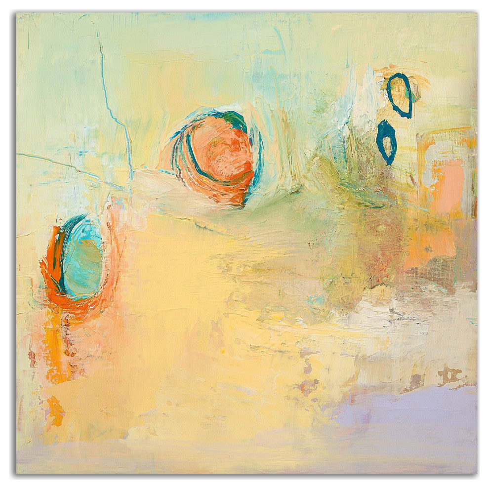 "Secret Sweep" by Tracy Lynn Pristas, Print on Canvas, 14"x14"