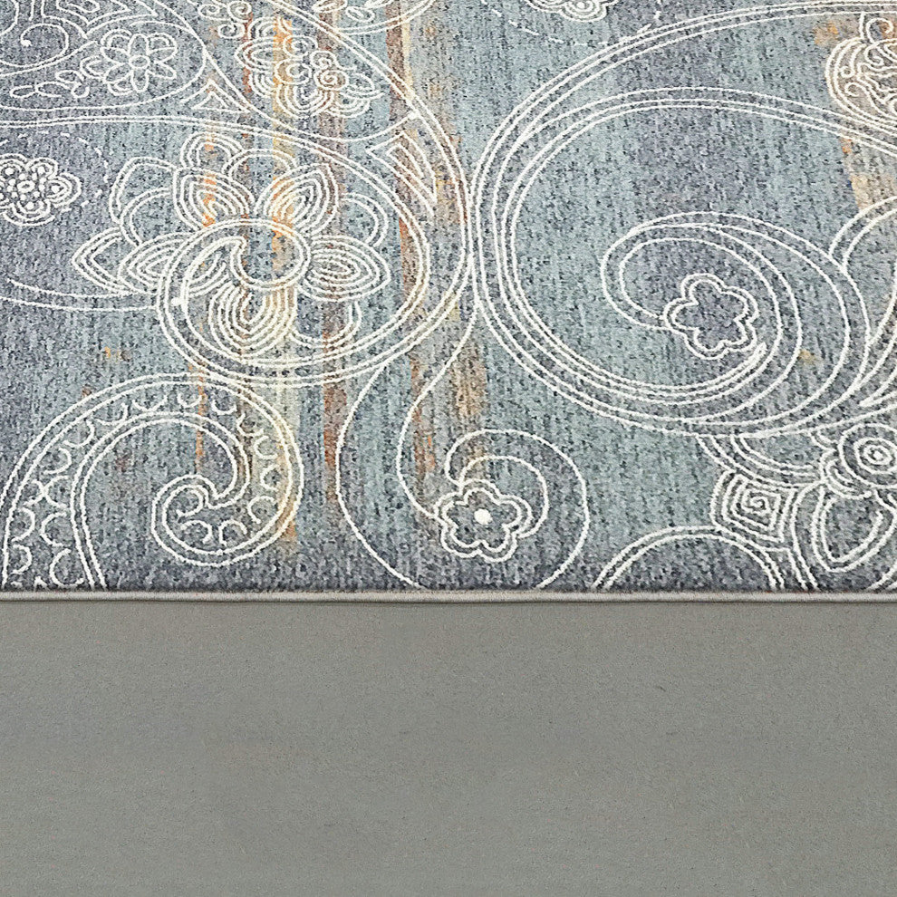 Dynamic Rugs Sanka Polyester/Polypropylene Machine-Made Area Rug 7.10x10.8'