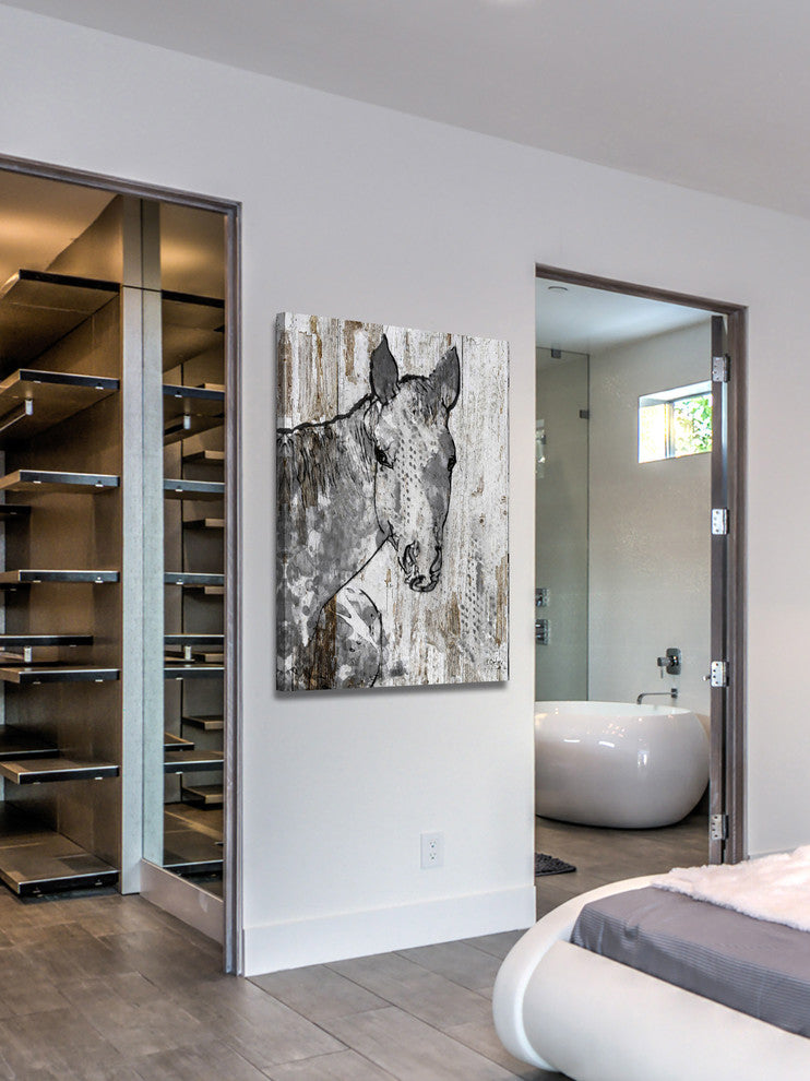 "Beauty" Painting Print on Wrapped Canvas