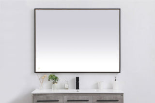Modern Black Led Mirror