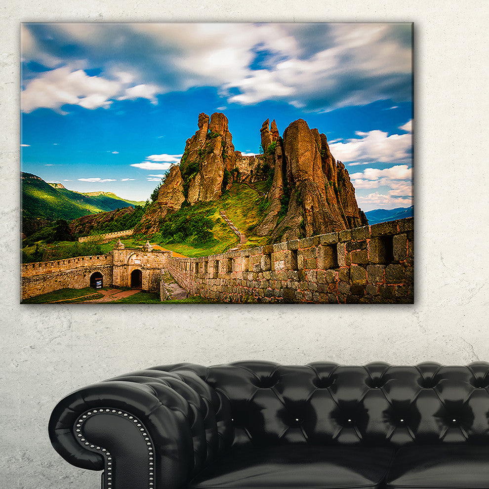 "Belogradchik Fortress and Cliffs Bulgaria" Landscape Wall Artwork, 1 Panel