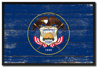 Utah State Flag Canvas Print, 28"x37"