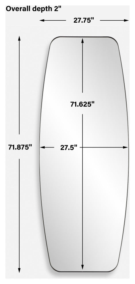 Uttermost - 09977 - Mirror - Caspian - Satin Black