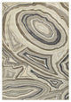 Oriental Weavers Rowan Collection Ivory/ Grey Abstract Indoor Area Rug 5'3"X7'6"
