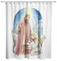 Watercolor Nativity 71x74 Shower Curtain