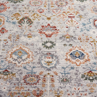 Safavieh Lauren Ralph Lauren Collection LRL1400 Rug, Light Grey/Blue Rust, 5'x8'