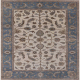 Ahgly Company Indoor Square Mid-Century Modern Area Rugs, 8' Square